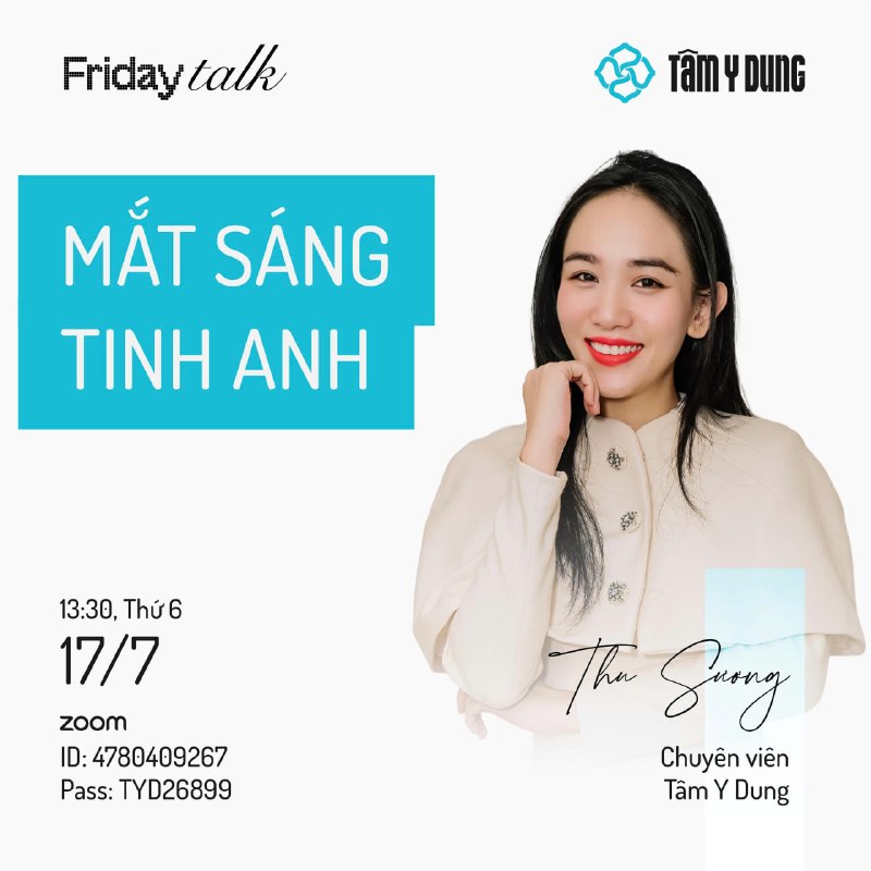 Buổi chia sẻ online Chuyên đề thứ 6 hàng tuần của Tâm Y Dung chào đón năm mới.